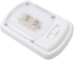 Arcon 20669N LED Interior Light - Bright White Single Ceiling Fixture with Clear Lens — image 3