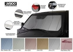 Picture of Covercraft UV10930SV UVS100 Custom Windshield Sunscreen Silver