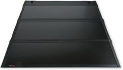 Picture of TrailFX TFX3704 Hard Tri-Fold Tonneau Cover Non-Lockable Black Aluminum