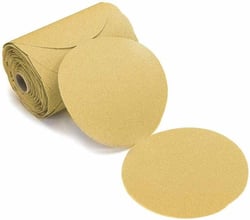 Picture of Mirka 23-342-120 Gold 6" PSA LinkRoll Sanding Disc 120 Grit