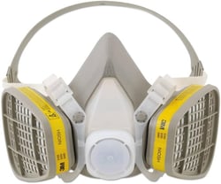 Picture of 3M 5203 Half Face Disposable Respirator Medium Organic Vapor Acid Gas