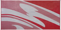 Faulkner 46361 Mirage Reversible RV Patio Mat 8x16 Burgundy — image 5