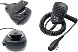 Icom HM158LA Compact Speaker Microphone with Earphone Jack — image 2