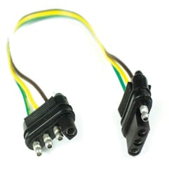 Picture of Husky Towing 30312 4-Wire Flat Trailer Connector Plug 12-Inch Pigtail