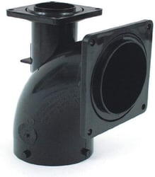 Valterra T1031 Heel Inlet 1/4 Bend 3" x 3" x 1.5" RV Plumbing Fitting — image 2