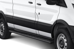 Picture of TrailFX ARBV005B Aggressive Running Boards for Vans Black