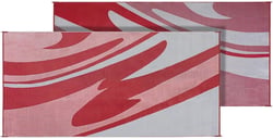 Picture of Faulkner 46361 Mirage Reversible RV Patio Mat 8x16 Burgundy