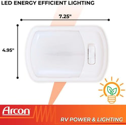 Arcon 20713N LED Interior Ceiling Light with White Lens — image 4
