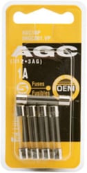 Picture of Littelfuse AGC30BP AGC 30 Amp Glass Tube Fuse 5-Pack