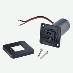 Picture of Scanstrut SC-TILE-10 USB-A/USB-C Interior Charging Socket 12/24V Black