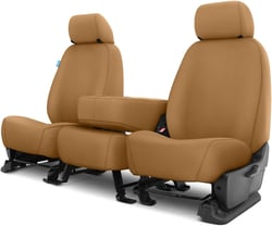 Picture of Covercraft SS3359PCTN Polycotton Seatsaver Custom Front Row Seat Cover - Tan
