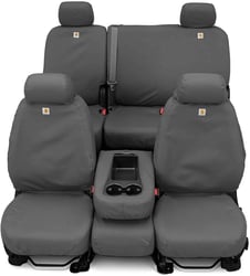 Picture of Covercraft SS8486WFGY Waterproof Polyester Seatsaver Custom Second Row Seat Covers Grey