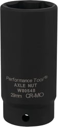 Picture of Performance Tool W80548 29mm FWD Axle Nut Socket 1/2" Drive Chrome Moly