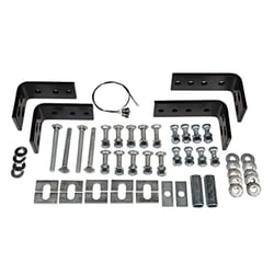 Husky Towing 31622 Bracket Kit for Fifth Wheel Hitch 10-Bolt Rail Installation — image 3
