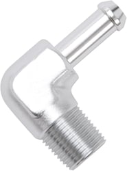 Edelbrock 8168 90° Heater Hose Fitting 3/8" NPT 3/8" Barb Aluminum — image 3