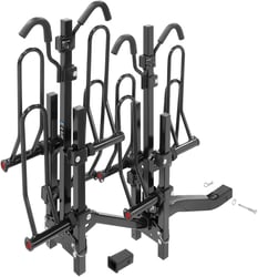 Picture of Reese 63138 Q-Slot 4 Bike Carrier Rail Rack with Tilt