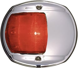 Perko 0170MP0DP3 LED Side Navigation Light 12V Red Port Chrome Brass — image 2
