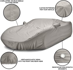 Covercraft C17811HG Custom WeatherShield HD Car Cover Gray — image 3