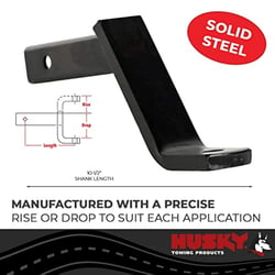 Husky Towing 31363 Ball Mount 2" Receiver 5K GTW 6" Drop / 4-3/4" Rise 11-1/2" Shank Steel — image 5