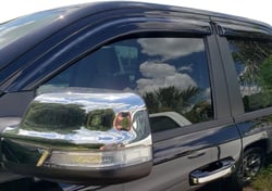 Picture of TrailFX 4809H 4-Piece Window Vent Visor Set for RAM 1500 Quad Cab 2019-2023
