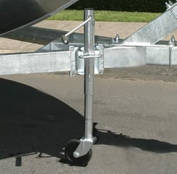 Husky Towing 30655 A-Frame Trailer Jack Side Wind Swivel 1000 Lb Capacity — image 6
