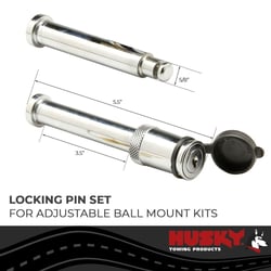 Husky Towing 33112 Locking Hitch Pin Set 14000 Lb Capacity Keyed Alike 2 Pack — image 6