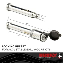 Husky Towing 33112 Locking Hitch Pin Set 14000 Lb Capacity Keyed Alike 2 Pack — image 7