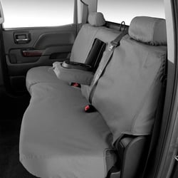 Picture of Covercraft SS8397PCGY Polycotton SeatSaver Custom Second Row Seat Cover Grey