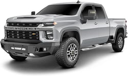 Picture of TrailFX FHDNW007TI Full Width Front HD Bumper Black Powder Coated Steel