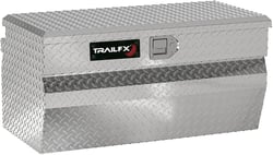 Picture of TrailFX 150361 Aluminum Truck Tool Box Single Lid Diamond Plate 36x19x17