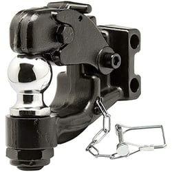 Husky Towing 33114 Pintle Hook Combo with 2-5/16" Ball 13000 lb GTW One-Mount Black — image 3