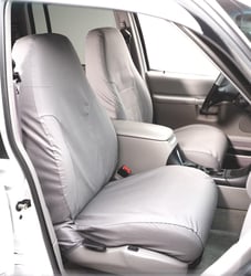 Picture of Covercraft SS3351WFGY Waterproof Polyester SeatSaver Custom Front Seat Cover Grey