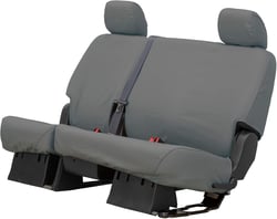 Picture of Covercraft SS8413PCGY Polycotton SeatSaver Custom Second Row Seat Cover Grey