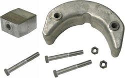 Picture of Quicksilver 8M6008010 Aluminum Anode Kit for BRP/OMC 50-75HP Outboards