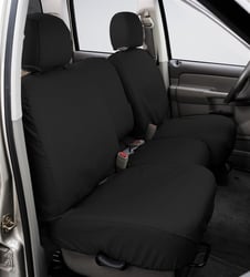 Picture of Covercraft SS3418PCCH Polycotton SeatSaver Custom Front Row Seat Covers - Charcoal