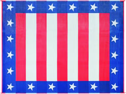 Faulkner 46502 Independence Day Reversible Patio Mat 8' x 20' — image 2