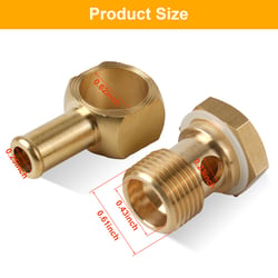 Edelbrock 8089 Banjo Bolt and Fitting for Square Bore Carburetors — image 6