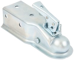 Husky Towing 87076 Straight Tongue Trailer Coupler 3" Channel 6000 lb Capacity 2" Ball — image 2