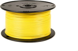 Picture of WirthCo 81022 Crosslnk Primary Wire 14 Gauge Yellow 100ft Spool