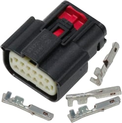 Egis Mobile Electric 4611B MX-150 12-Position Female Connector Kit with Terminals and Cavity Plugs — image 2