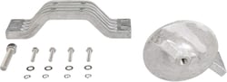 Picture of Quicksilver 8M6007990 Aluminum Anode Kit for Yamaha 150HP Counter Rotating Outboards