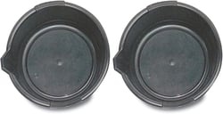 WirthCo 32950 Utility Basin Drain Pan 6.5 Quart Black Polypropylene — image 3