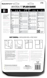 Picture of Hopkins 4754 'B' Series Premier Splashguards Universal Mud Flaps Black Pair