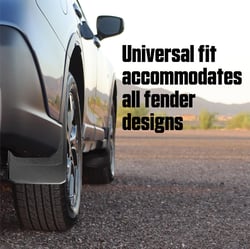 Hopkins 4754 'B' Series Premier Splashguards Universal Mud Flaps Black Pair — image 4