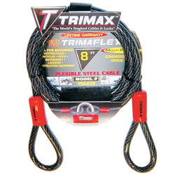 Picture of Trimax TDL815 Dual Loop Quadra-Braid Security Cable 8' x 15mm
