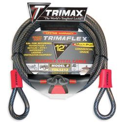 Picture of Trimax TDL1212 Trimaflex Dual Loop Security Cable 12ft x 12mm