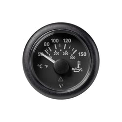 VDO Gauges A2C59514165 Marine 2-1/16" ViewLine Oil Temperature Gauge 120-300°F Black — image 2
