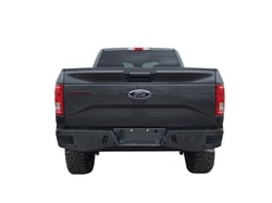 Picture of TFX Lighting RLDB002TI Rear Light Duty Bumper Titanium Black Powder Coated Steel