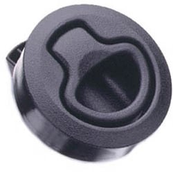Picture of Ocean Accessories M1-62 Medium Push-to-Close Flush Pull Latch Non-Locking Black Plastic