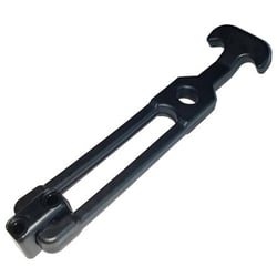 Picture of Ocean Accessories F7-73 Flexible T-Handle Draw Latch Front Mount Large Black with Keeper
